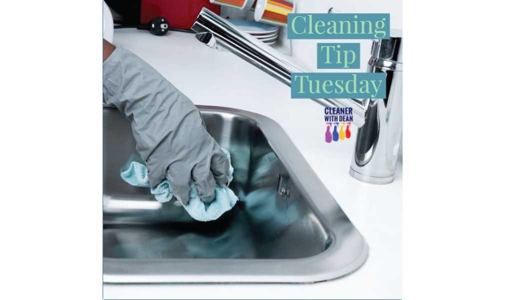 Your weekly cleaning tip from the best commercial janitorial cleaning services company in Dayton: Kitchen Sink