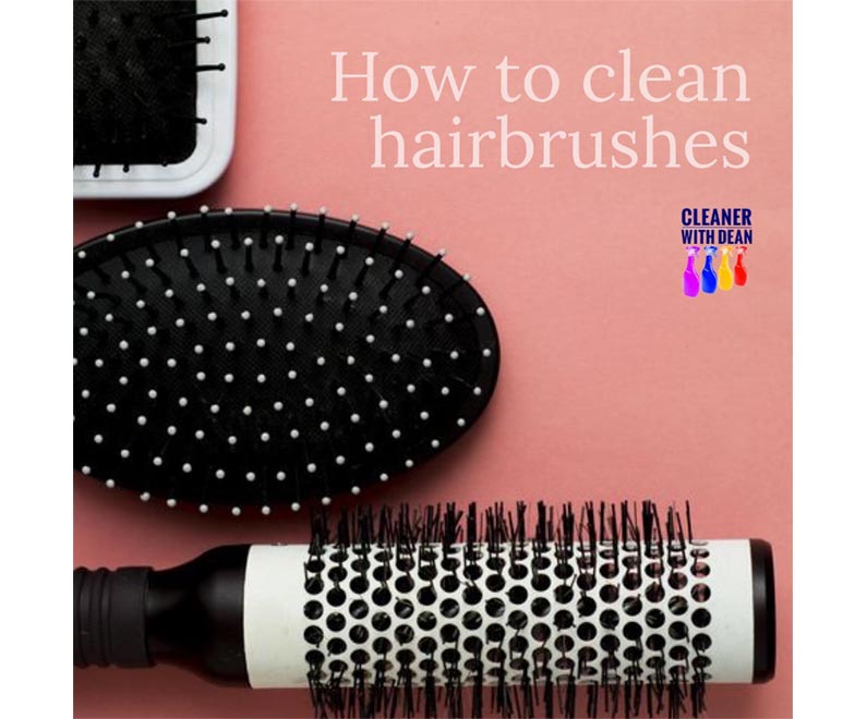 Your weekly cleaning tip from the best commercial janitorial cleaning services company in Dayton: How to clean hairbrushes