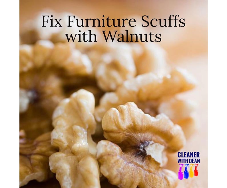Your weekly cleaning tip from the best commercial janitorial cleaning services company in Dayton: Fix furniture scuffs
