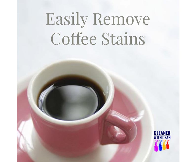 Your weekly cleaning tip from the best commercial janitorial cleaning services company in Dayton: Easily remove coffee stains