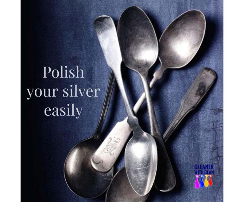Your weekly cleaning tip from the best commercial janitorial cleaning services company in Dayton: Polish silver easily