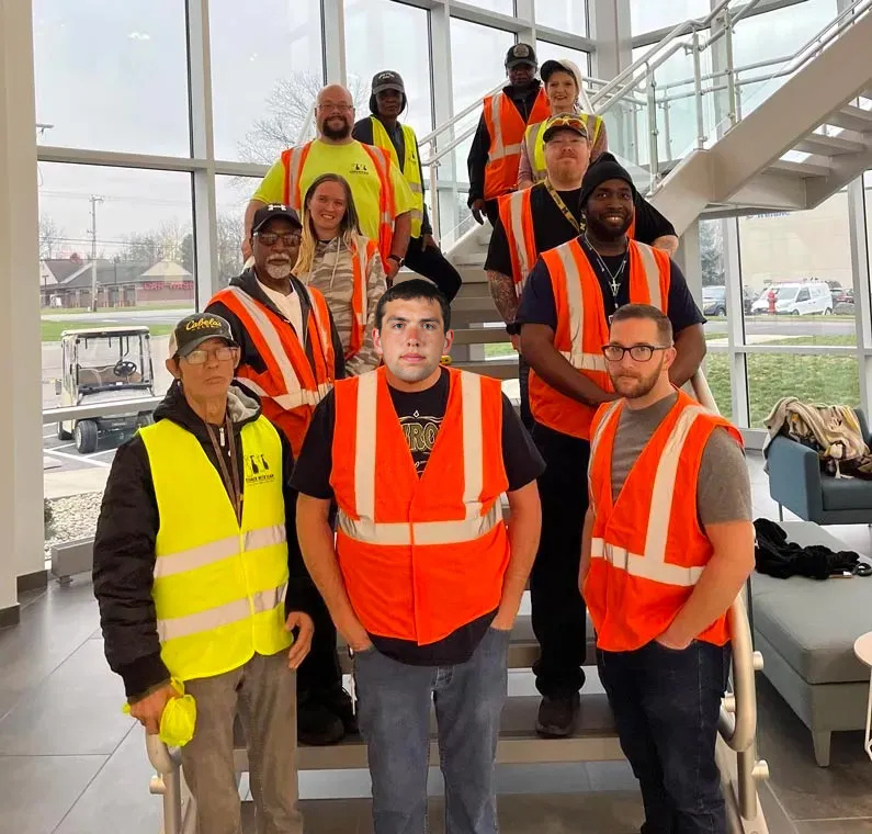 professional office cleaning services - team