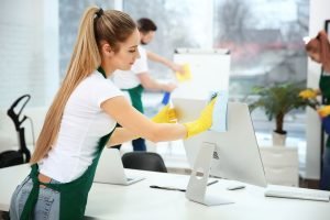 Office Cleaning Services - Professional office cleaning services maintaining spotless business workspace in Dayton Ohio